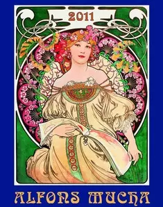Alfons Mucha művészeti naptár