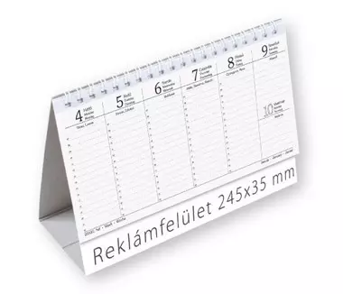 Egyszerűbb álló asztali naptár