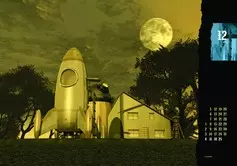 Jules Verne&acute;s World fekvő naptár belül