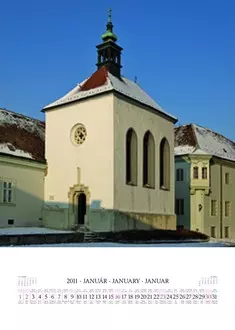 Középkori templomok naptár belül