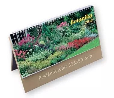 Botanika képes asztali naptár
