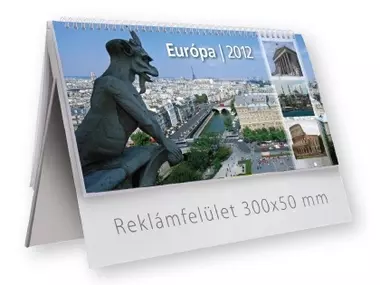Európa képes asztali naptár