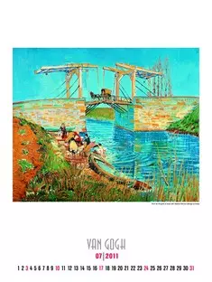Van Gogh művészeti naptár belül